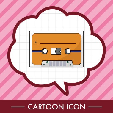 Ses bandı Tema öğeleri vektör, eps simgesi öğesi