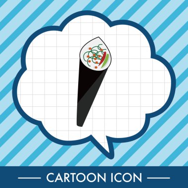 Japon yemek suşi Tema öğeleri simge öğesi