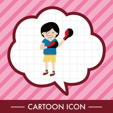 boksör Tema öğeleri vektör, eps simgesi öğesi