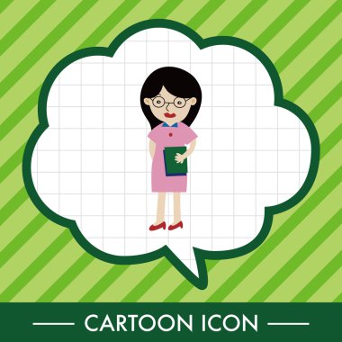 kişi karakter öğretmen Tema öğeleri simge öğesi