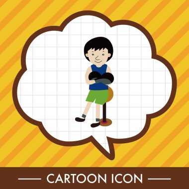 boksör Tema öğeleri vektör, eps simgesi öğesi