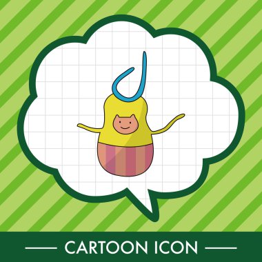 Bebek önlüğü Tema öğeleri simge öğesi