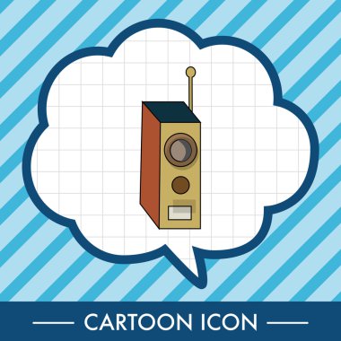 radyo Tema öğeleri vektör, eps simgesi öğesi