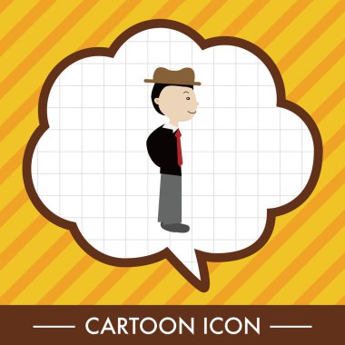 Mafya Tema öğeleri vektör, eps simgesi öğesi