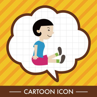 Fitness Eğitmeni Tema öğeleri simge öğesi