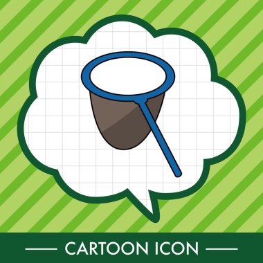 Balıkçılık ağlar Tema öğeleri simge öğesi