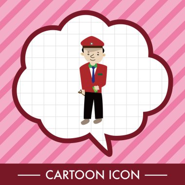 Tren Kaptan Tema öğeleri simge öğesi