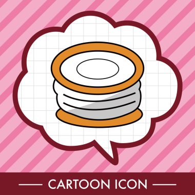 Balıkçılık line Tema öğeleri simge öğesi