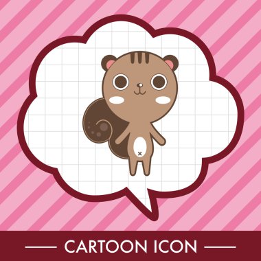 hayvan sincap çizgi film Tema öğeleri simge öğesi