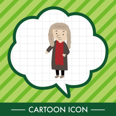 Yargıç Tema öğeleri vektör, eps simgesi öğesi