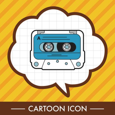 Ses bandı Tema öğeleri vektör, eps simgesi öğesi