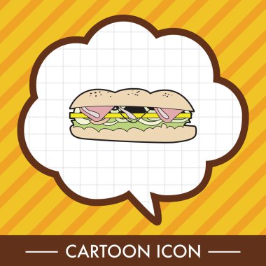 Hamburger Tema öğeleri vektör, eps simgesi öğesi