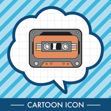 Ses bandı Tema öğeleri vektör, eps simgesi öğesi