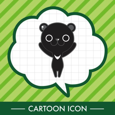 hayvan ayı çizgi film Tema öğeleri simge öğesi