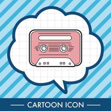 Ses bandı Tema öğeleri vektör, eps simgesi öğesi