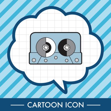 Ses bandı Tema öğeleri vektör, eps simgesi öğesi