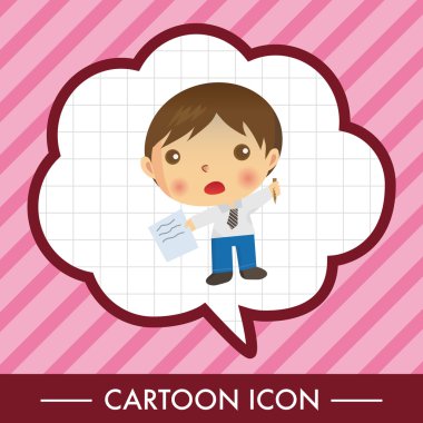 iş adamları Tema öğeleri vektör, eps simgesi öğe karakter