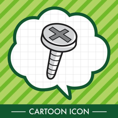 iş aracı vida Tema öğeleri vektör, eps simgesi öğesi