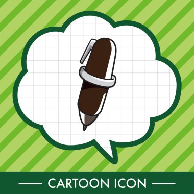 ileti örneği kalem Tema öğeleri vektör, eps simgesi öğesi