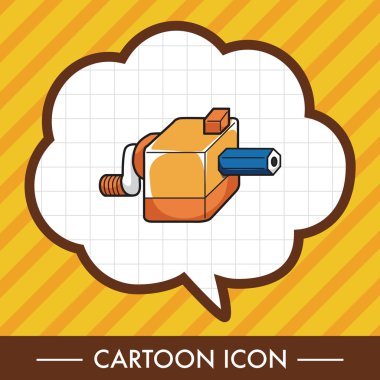 sabit kalem sharpner Tema öğeleri vektör, eps simgesi öğesi