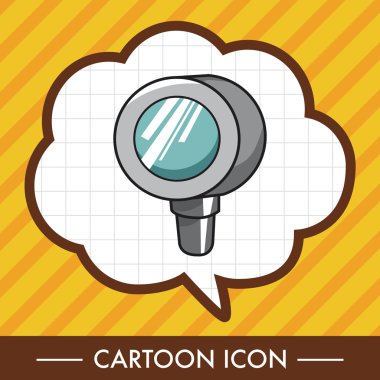 sabit Büyüteç Tema öğeleri vektör, eps simgesi öğesi