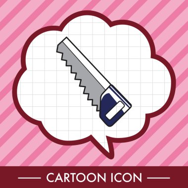 iş aracı demir testeresi Tema öğeleri vektör, eps simgesi öğesi