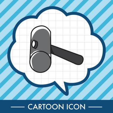 iş aracı çekiç Tema öğeleri vektör, eps simgesi öğesi