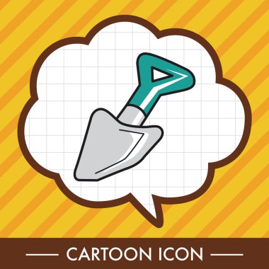 iş aracı kürek Tema öğeleri vektör, eps simgesi öğesi