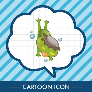 tuhaf canavar Tema öğeleri simge öğesi