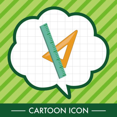 sabit üçgen ve cetvel Tema öğeleri vektör, eps simgesi öğesi