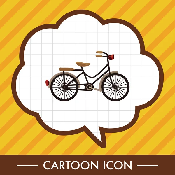 องค์ประกอบการออกแบบการ์ตูนจักรยาน องค์ประกอบไอคอนเวกเตอร์ — ภาพเวกเตอร์สต็อก