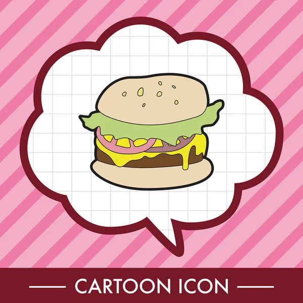 Hamburger thème éléments vecteur, eps icône élément — Image vectorielle