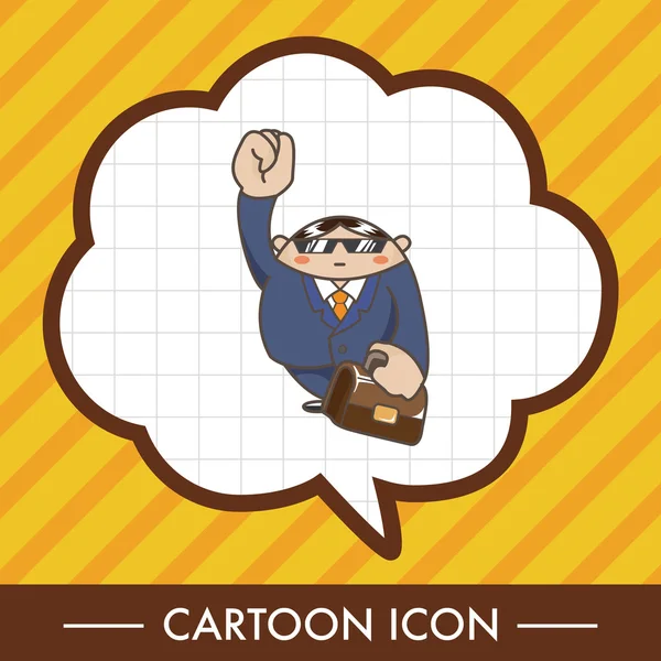 Personnage personnage thème éléments icône élément — Image vectorielle