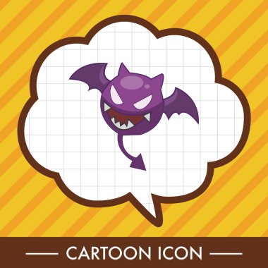 tuhaf canavar Tema öğeleri simge öğesi