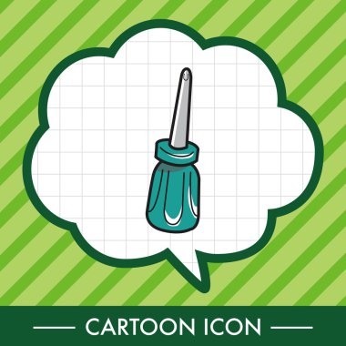 iş aracı vida sürücü Tema öğeleri vektör eps simgesi öğesi