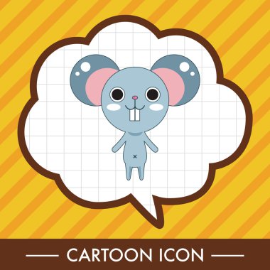 hayvan fare çizgi film Tema öğeleri simge öğesi