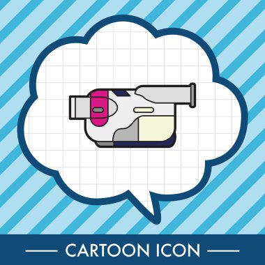 video kamera Tema öğeleri vektör, eps simgesi öğesi