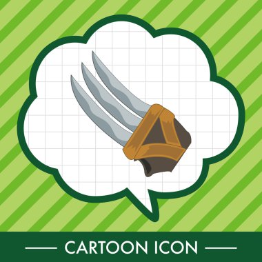 tuhaf canavar Tema öğeleri simge öğesi