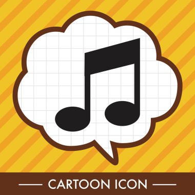 müzik Not Tema öğeleri vektör, eps simgesi öğesi