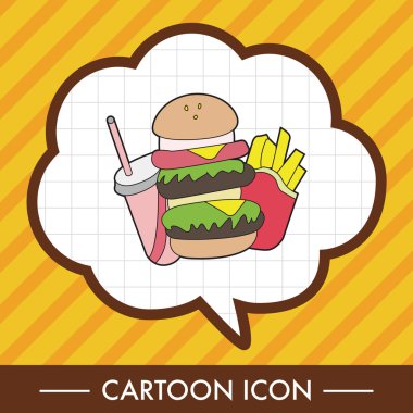 hızlı yiyecek Tema öğeleri simge öğesi