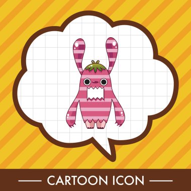 canavar çizgi film Tema öğeleri vecotr, eps simgesi öğesi