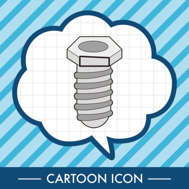 iş aracı vida Tema öğeleri vektör, eps simgesi öğesi