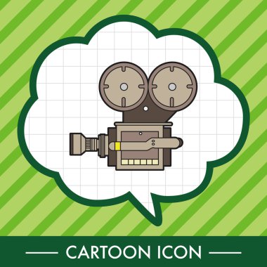 video kamera Tema öğeleri vektör, eps simgesi öğesi