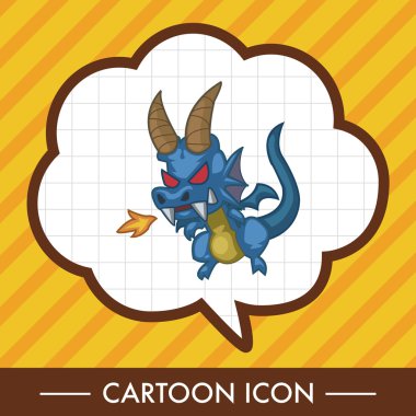 tuhaf canavar Tema öğeleri simge öğesi