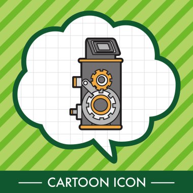 video kamera Tema öğeleri vektör, eps simgesi öğesi