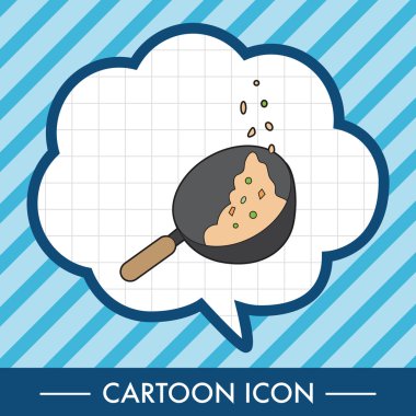 Mutfak eşyaları pan Tema öğeleri vektör, eps simgesi öğesi