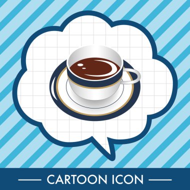 kahve Tema öğeleri vektör, eps simgesi öğesi