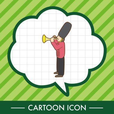 Müzisyenler Tema öğeleri vektör, eps simgesi öğesi