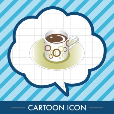 kahve Tema öğeleri vektör, eps simgesi öğesi