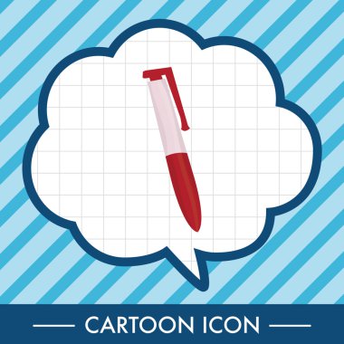 ileti örneği kalem Tema öğeleri vektör, eps simgesi öğesi